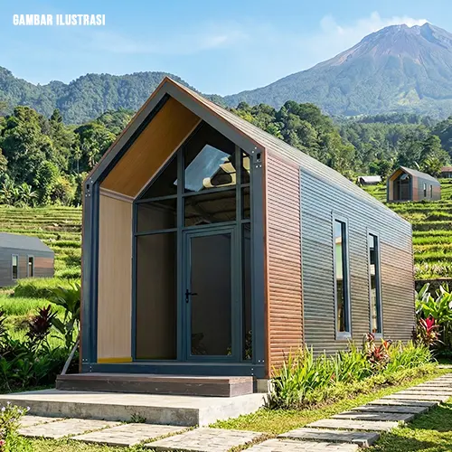 Cottage Modular Estetik Nusantara Prefab