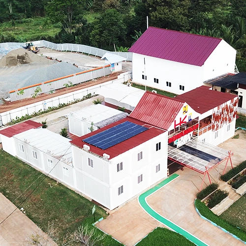 Bedeng Proyek Modern Nusantara Prefab