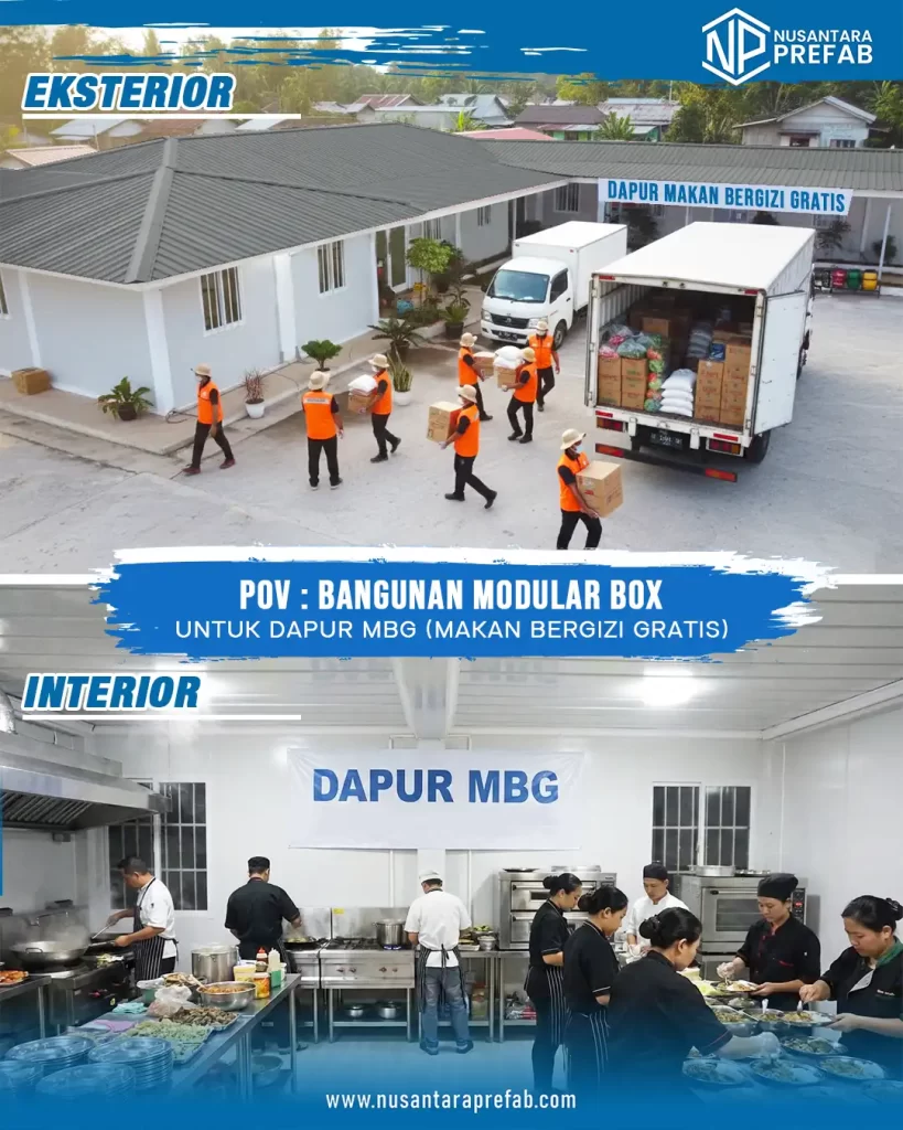Bangun Dapur MBG Dengan Modular Box