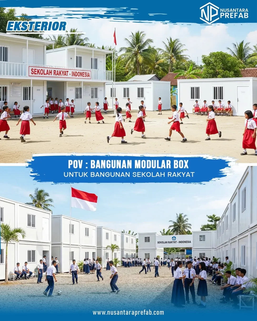 Bangun Sekolah Rakyat Dengan Modular Box